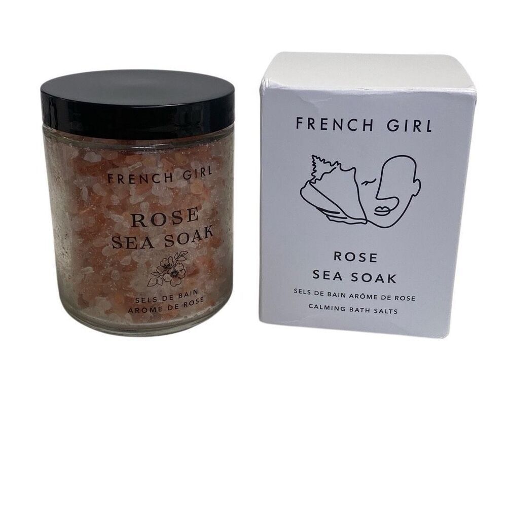 French Girl Rose Sea Soak (10 oz‎ / 283 g) New Open Box
